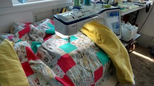 Free Motion Quilting handmade quilt